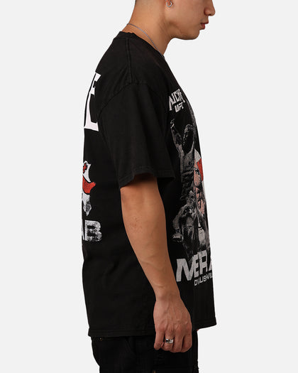 UFC By Culture Kings Merab Dvalishvili Noche T-Shirt Black Acidwash