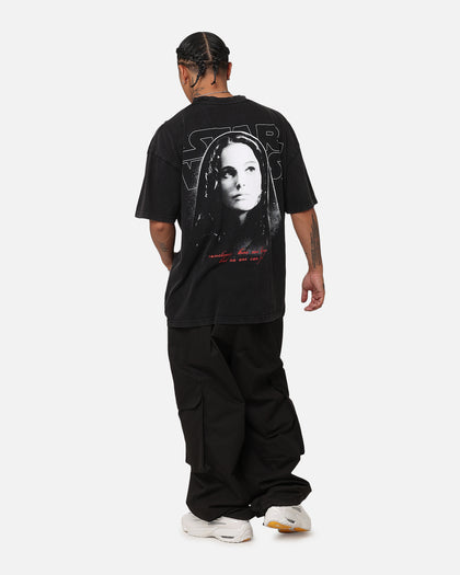 Star Wars Episode II Queen Vintage T-Shirt Black Acidwash
