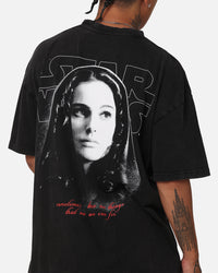 Star Wars Episode II Queen Vintage T-Shirt Black Acidwash