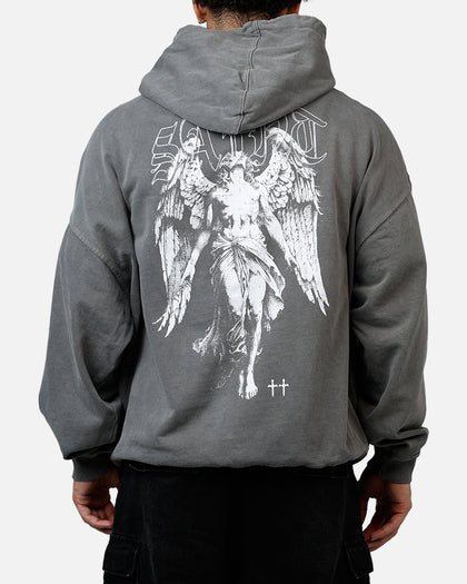 Saint Morta Lucian Premium Hoodie Washed Charcoal