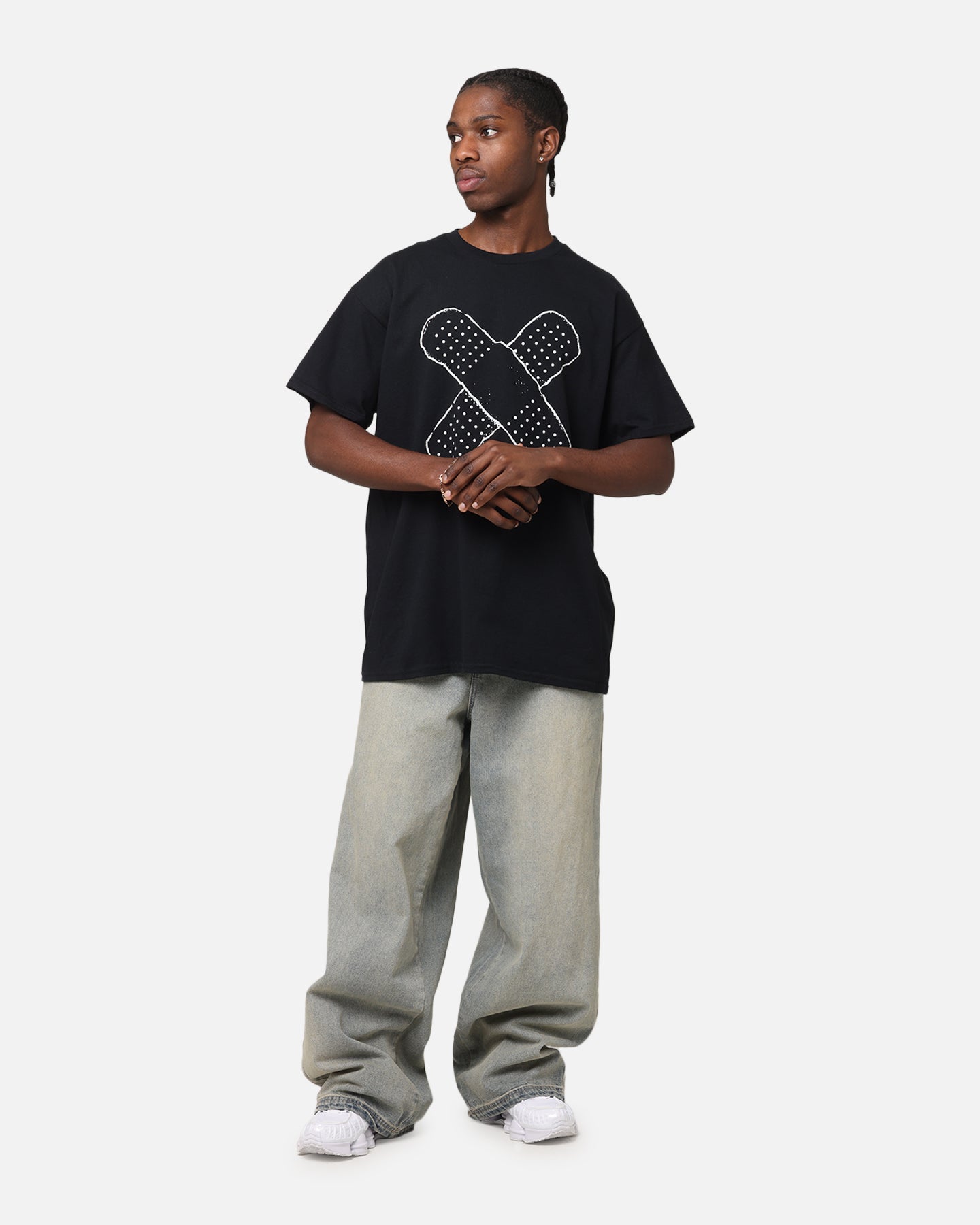 The Kid Laroi Bandaid T-Shirt Black | Culture Kings US