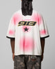 Loiter Motorway Sport T-Shirt Off White/Pink