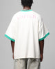 Loiter Western Front Ringer T-Shirt White/Green