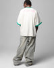 Loiter Western Front Ringer T-Shirt White/Green