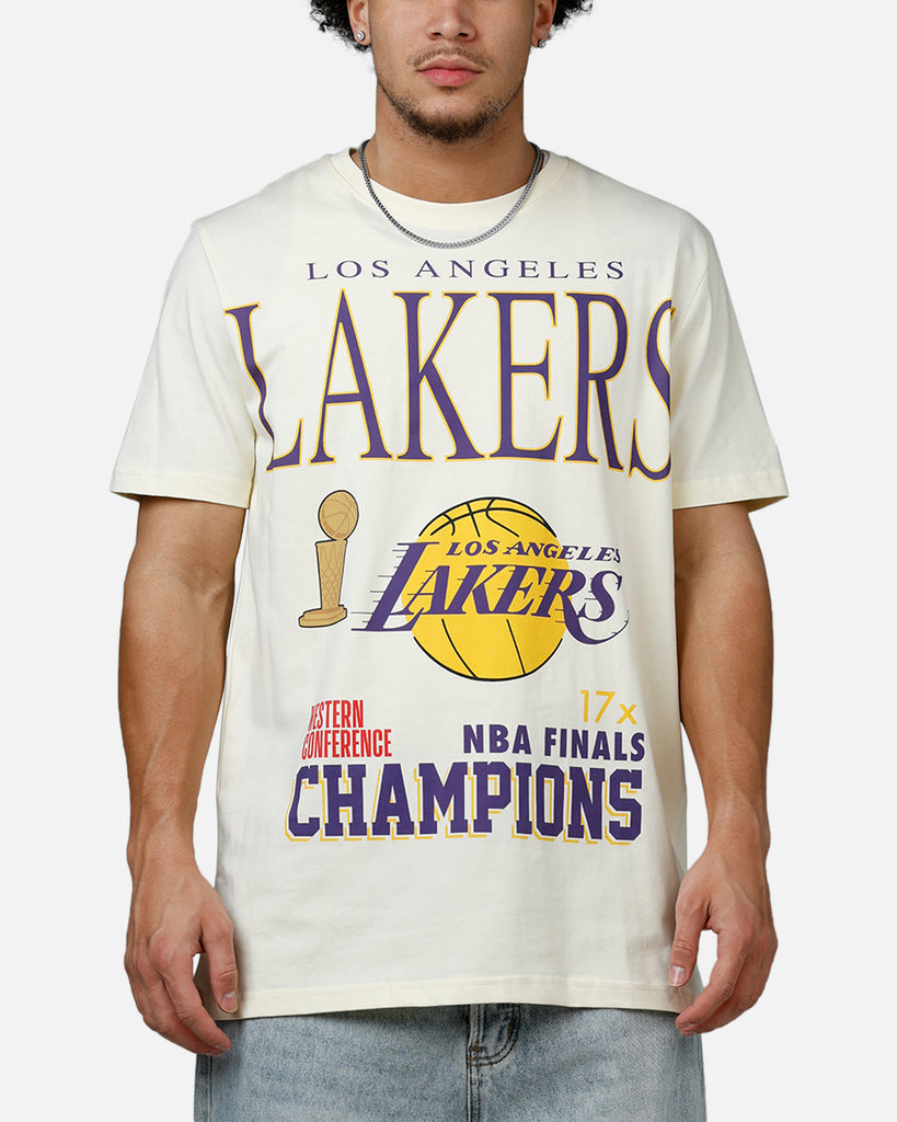 New Era Los Angeles Lakers Vintage Champs T-Shirt White | Culture