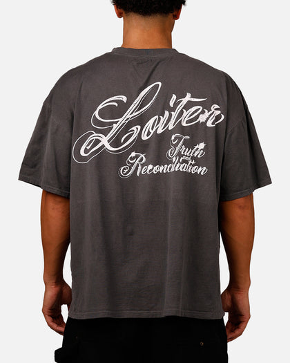 Loiter Truth And Reconciliation T-Shirt Charcoal