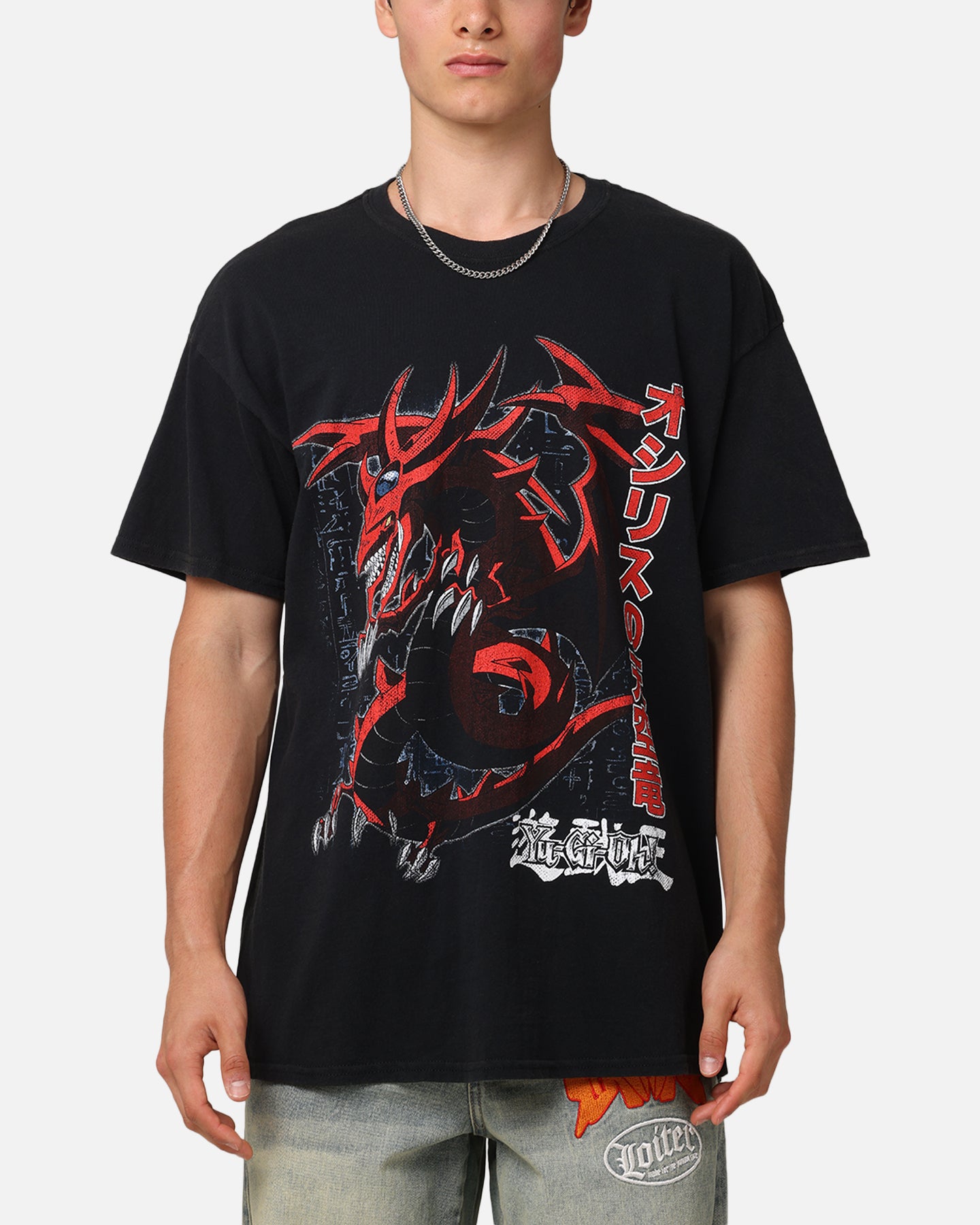 Goat Crew X Yu-Gi-Oh! Slifer Vintage T-Shirt Black Wash | Culture
