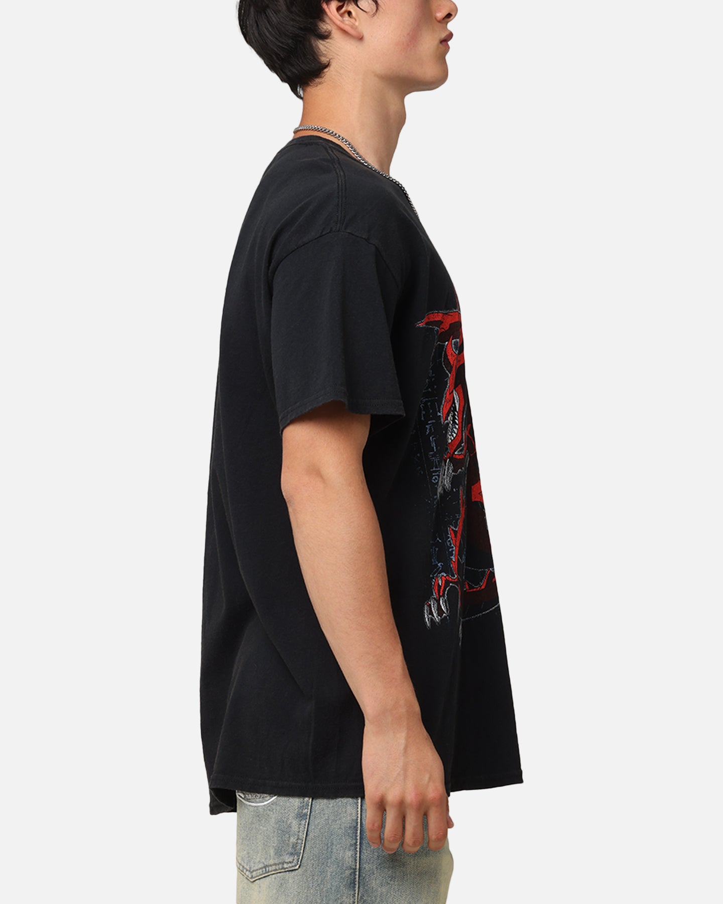 Goat Crew X Yu-Gi-Oh! Slifer Vintage T-Shirt Black Wash | Culture