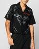 Ed Hardy Techno Button Up Shirt Black