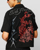 Ed Hardy Techno Button Up Shirt Black