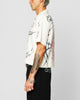 Ed Hardy Techno Button Up Shirt Off White