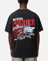 UFC By Culture Kings Dustin Poirier Paid In Full Vintage Heavy T-Shirt Vintage Black