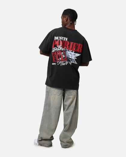 UFC By Culture Kings Dustin Poirier Paid In Full Vintage Heavy T-Shirt Vintage Black