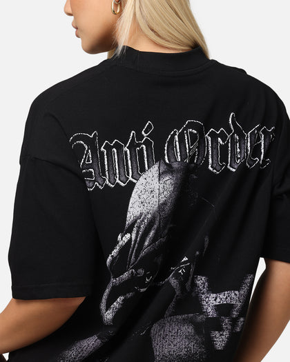 The Anti Order Balaclava Mock Neck T-Shirt Black