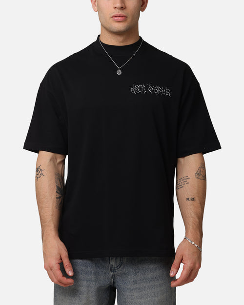 The Anti Order Tiger Mock Neck T-Shirt Black