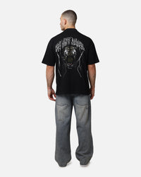 The Anti Order Tiger Mock Neck T-Shirt Black
