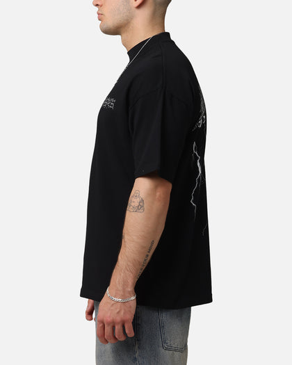 The Anti Order Tiger Mock Neck T-Shirt Black