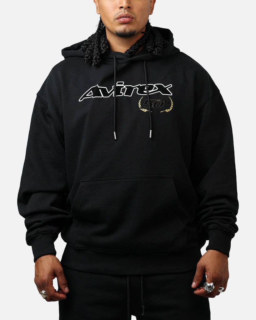 Avirex Gold Hoodie Black/Gold | Culture Kings US