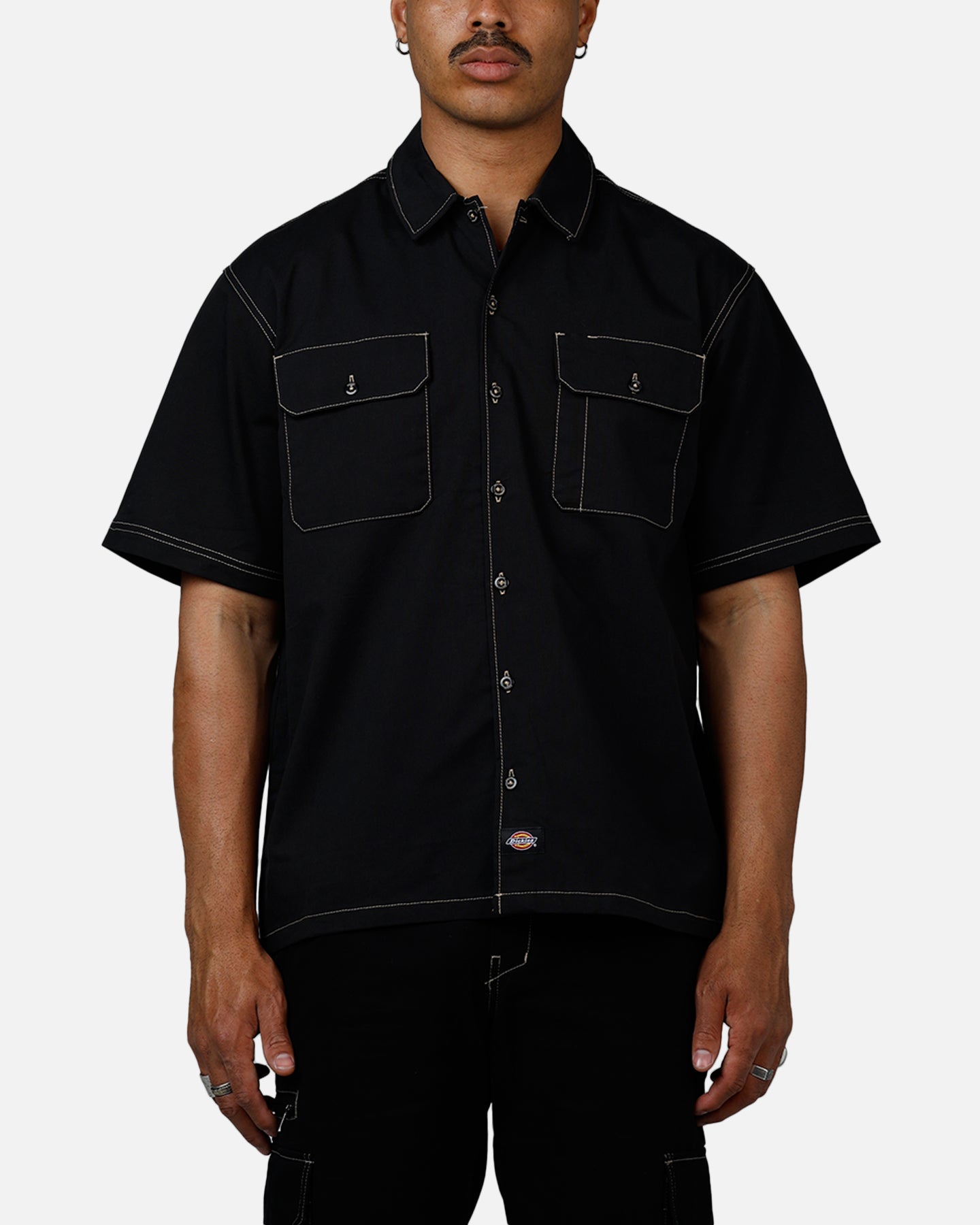 Dickies Riverbend Work Shirt Black | Culture Kings US
