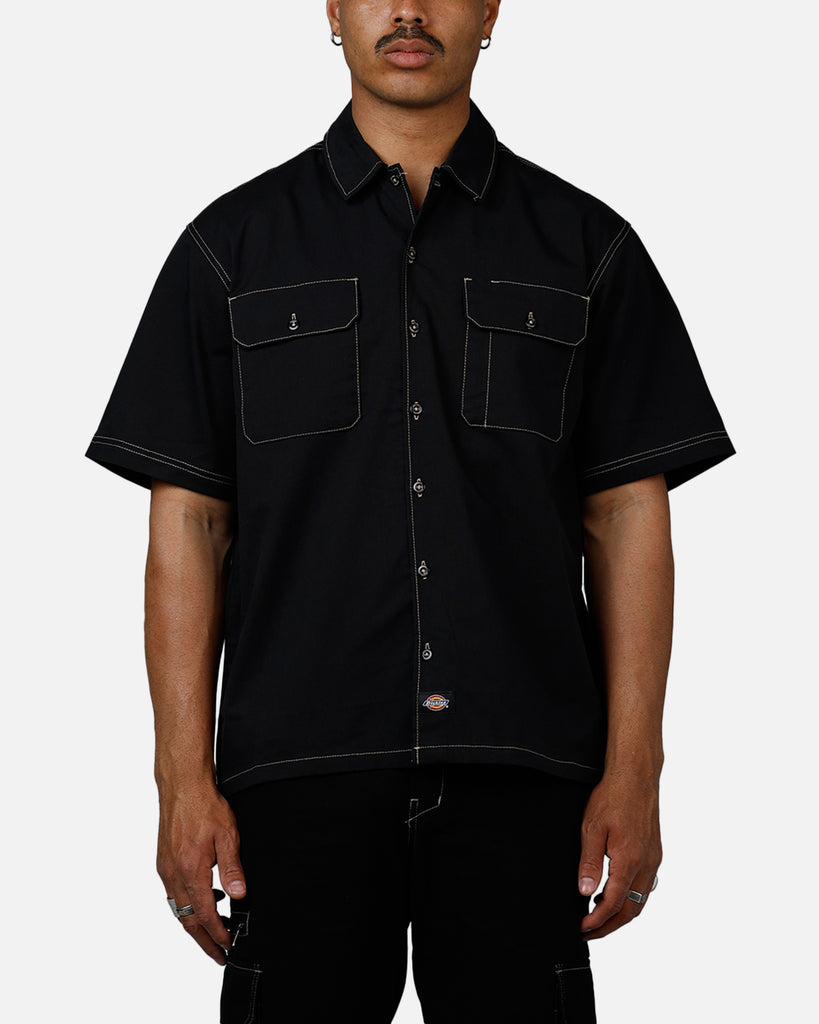 ミュージシャン buddix SS Work Shirt Black M size Amazon.com: Milwaukee Leather MDM11669 Men's Black Button Up Heavy