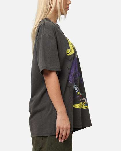 American Thrift X DC Batman The Joker Harley Hoax Heavy T-Shirt Black Wash