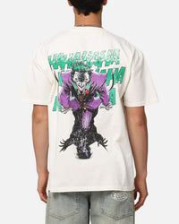 American Thrift X DC Batman The Joker Rings Heavy T-Shirt Off White