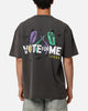 American Thrift X DC Batman The Joker Vote For Me Heavy T-Shirt Black Wash