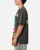 American Thrift X DC Batman The Joker Vote For Me Heavy T-Shirt Black Wash