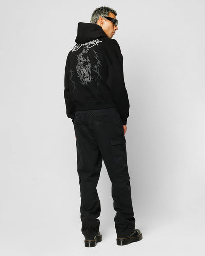 Ed Hardy Electric Hoodie Black