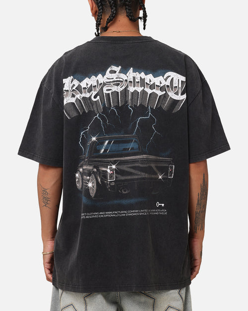 Key Street Mini Truck Vintage T-Shirt Vintage Black