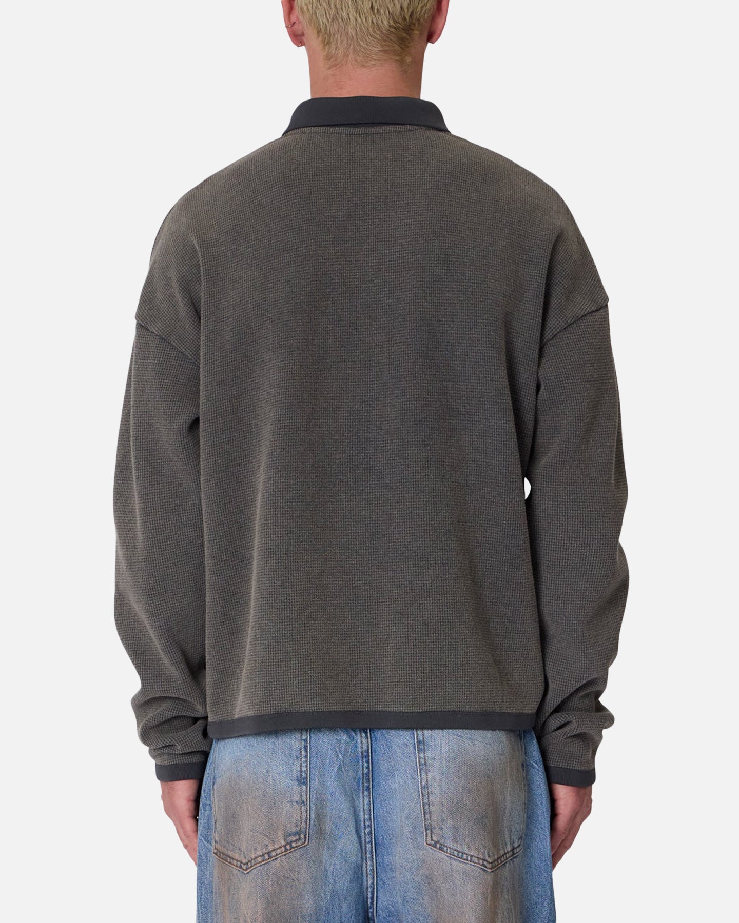 LIDNM Te/Ca Milled Light Polo Mサイズ MNML Polo Thermal Long