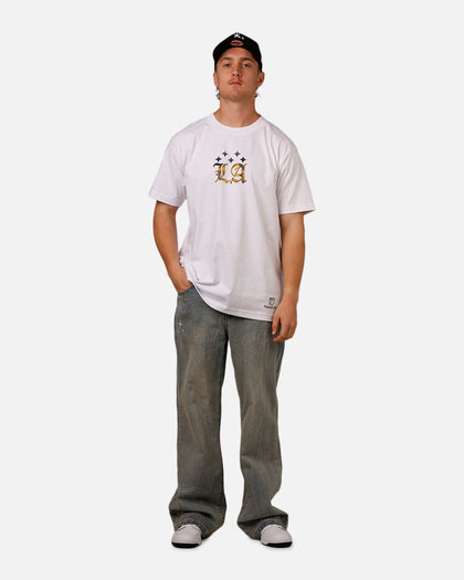 Mitchell & Ness X Los Angeles Galaxy X Culture Kings LA Wordmark T-Shirt White