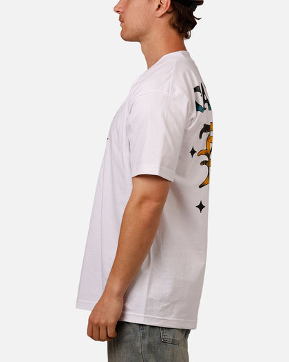 Mitchell & Ness X Los Angeles Galaxy X Culture Kings LA Wordmark T-Shirt White