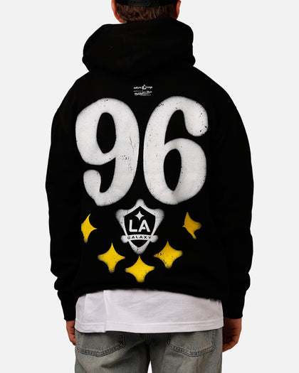 Mitchell & Ness X Los Angeles Galaxy X Culture Kings Spraypaint Hoodie Black