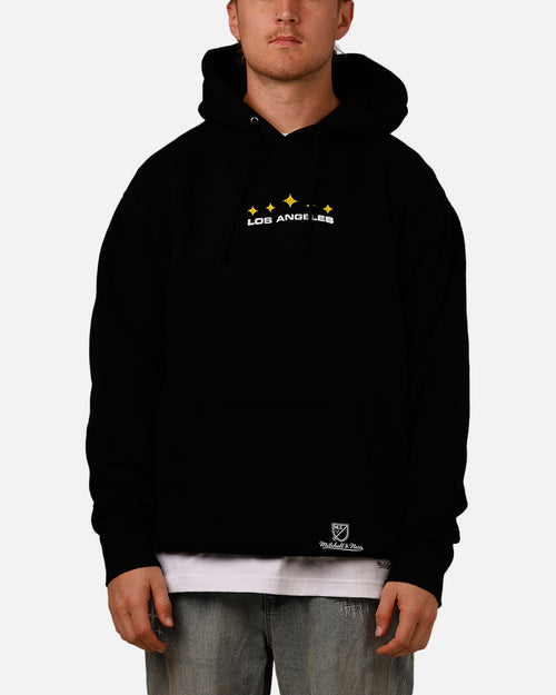 Mitchell & Ness X Los Angeles Galaxy X Culture Kings Spraypaint Hoodie Black