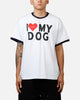 AB I Love My Dog Ring T-Shirt Heather Grey