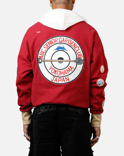 ABC Patch Hoodie Rose