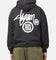 S Double Shawn Dot Hoodie Washed Black