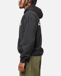 S Double Shawn Dot Hoodie Washed Black