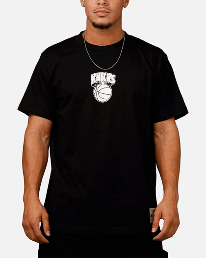 Mitchell & Ness New York Knicks Web T-Shirt Black | Culture Kings US