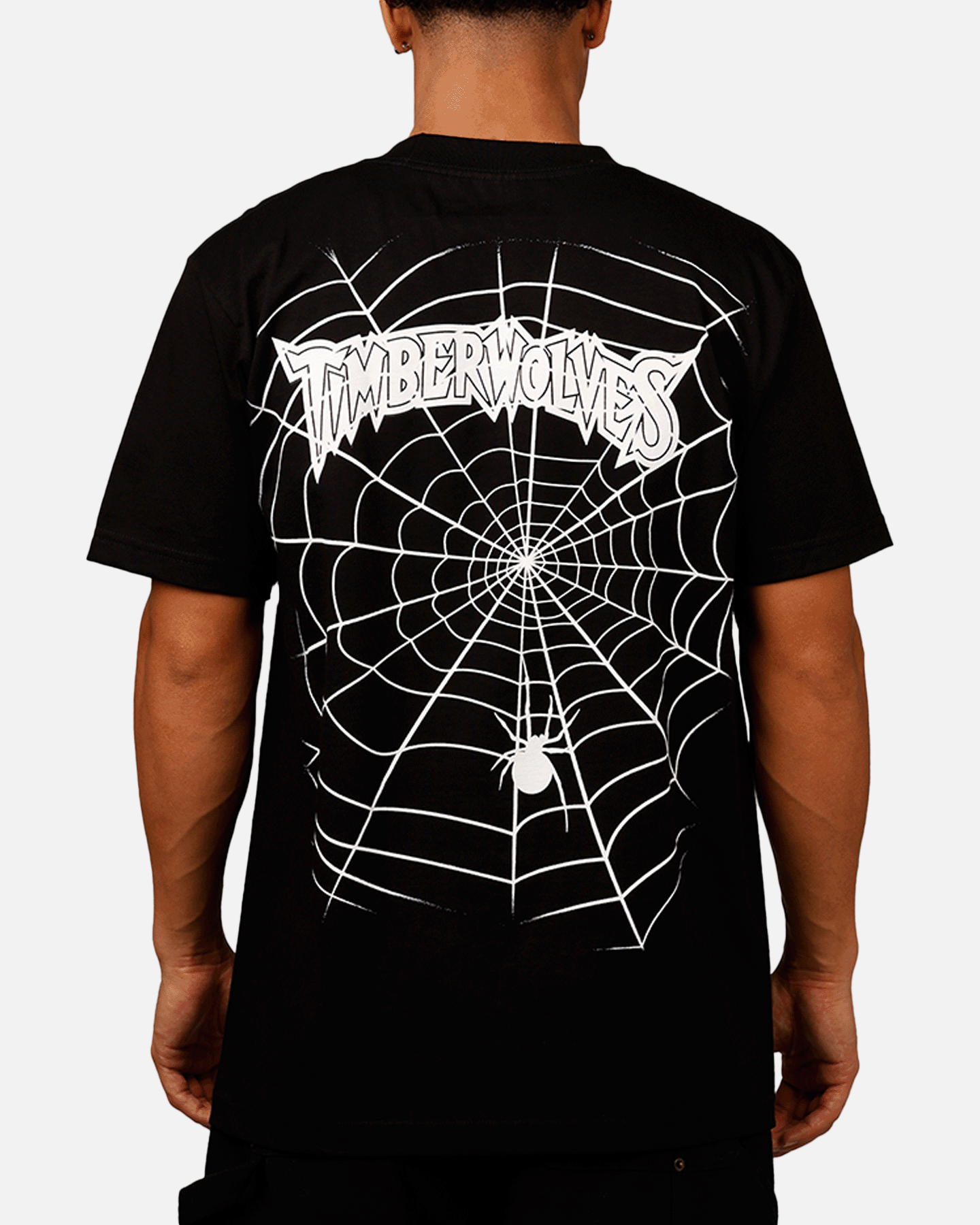 Mitchell & Ness Minnesota Timberwolves Web T-Shirt Black | Culture