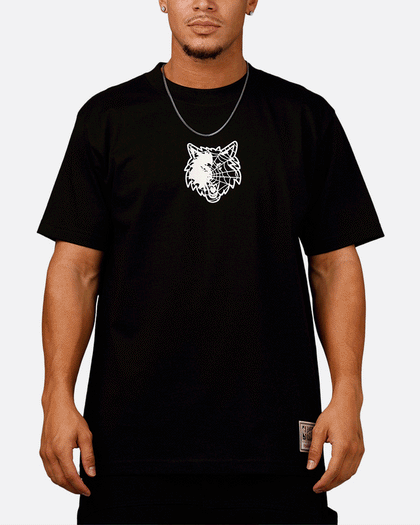 Mitchell & Ness Minnesota Timberwolves Web T-Shirt Black