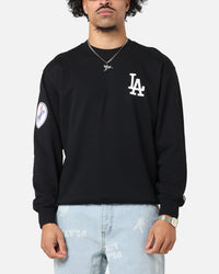 New Era Los Angeles Dodgers MLB Team Logo Crewneck Black