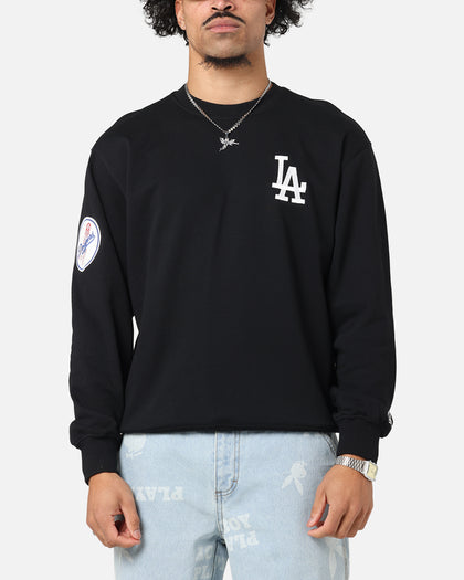 New Era Los Angeles Dodgers MLB Team Logo Crewneck Black