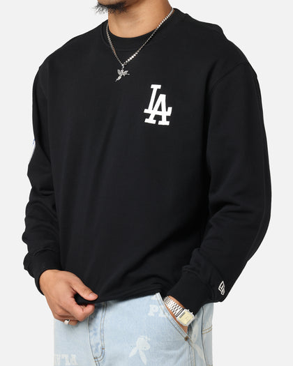 New Era Los Angeles Dodgers MLB Team Logo Crewneck Black