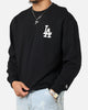 New Era Los Angeles Dodgers MLB Team Logo Crewneck Black