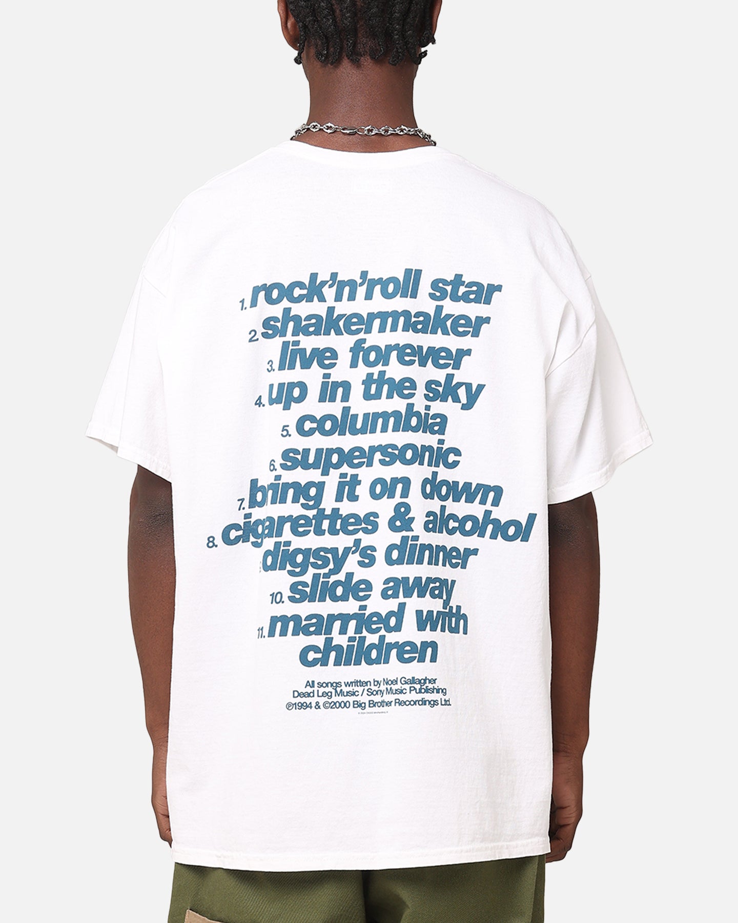 Oasis Definitely Maybe T-Shirt White Vintage | Culture Kings US