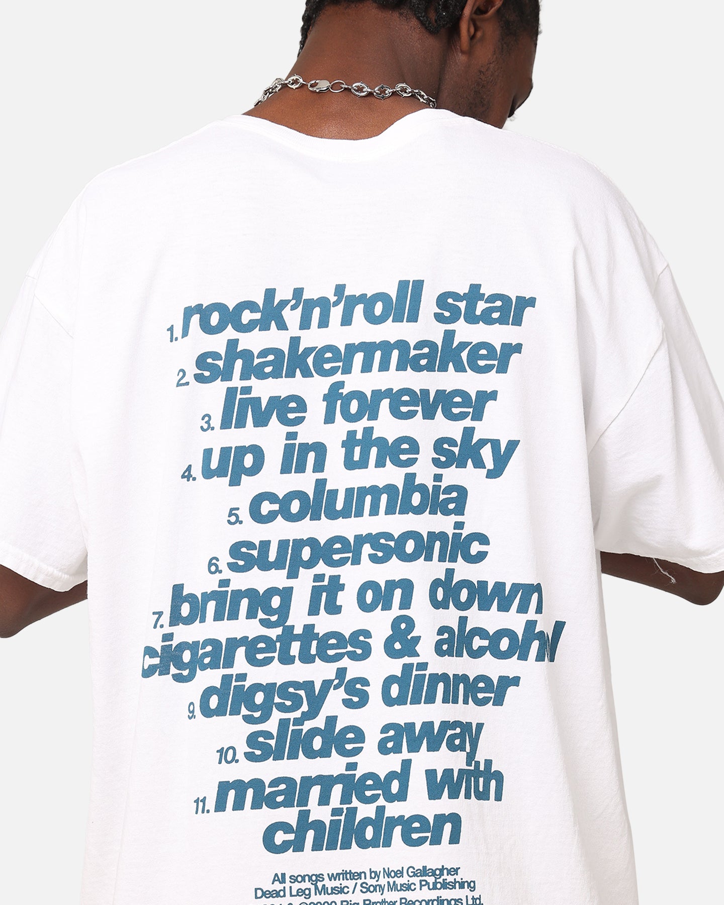 Oasis Definitely Maybe T-Shirt White Vintage | Culture Kings US