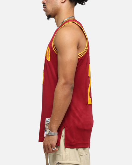 Mitchell & Ness Cleveland Cavaliers Lebron James 2015 Dark Jersey Burgundy