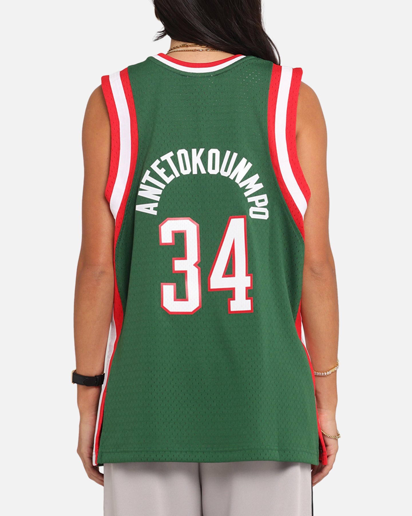 Mitchell & Ness Milwaukee Bucks Giannis Antetokounmpo Swing Jersey